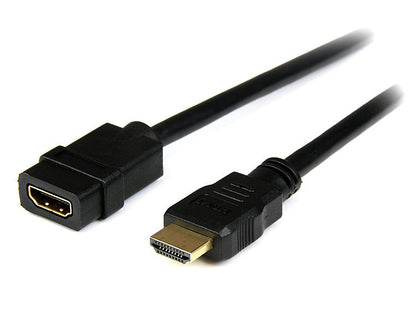 StarTech.com HDEXT2M cable HDMI HDMI Tipo A (Estándar) Negro