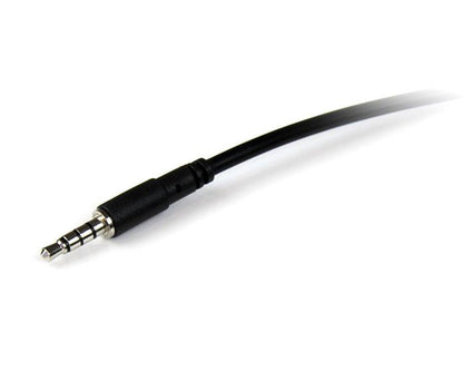StarTech.com 2m 3.5mm/3.5mm cable de audio 3,5mm Negro