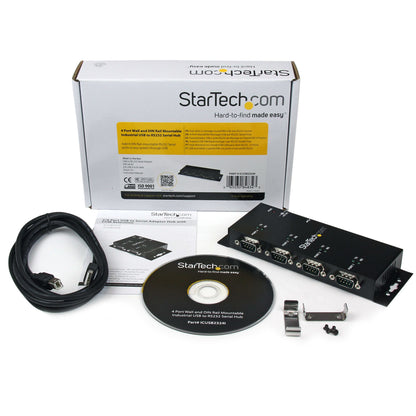 StarTech.com ICUSB2324I nodo concentrador USB 2.0 Type-B Negro