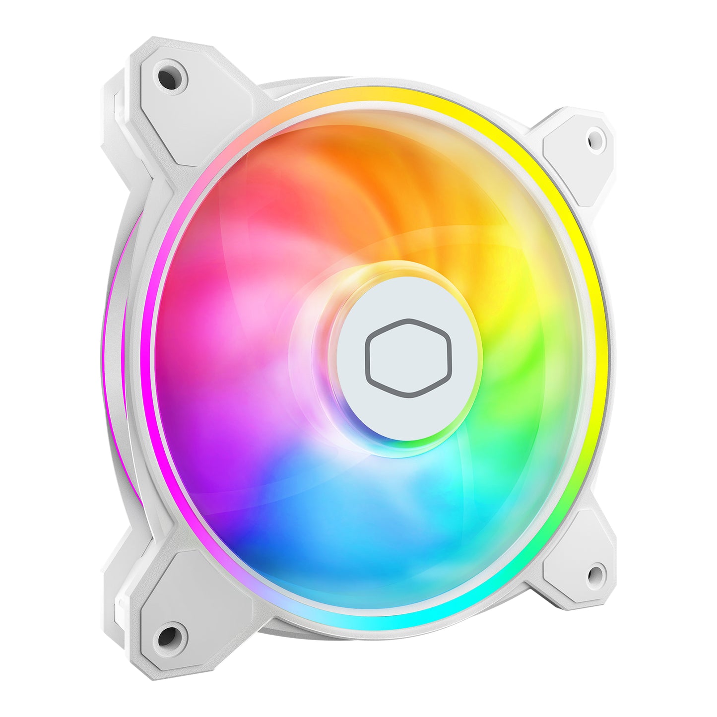 Cooler Master MasterFan MF120 HALO² White Edition Gabinete de la computadora Ventilador 12 cm Blanco