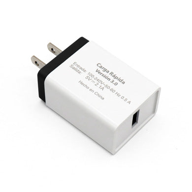 BRobotix 963325 cargador de dispositivo móvil Teléfono móvil, Tableta, Universal Negro, Blanco Corriente alterna Carga rápida Interior