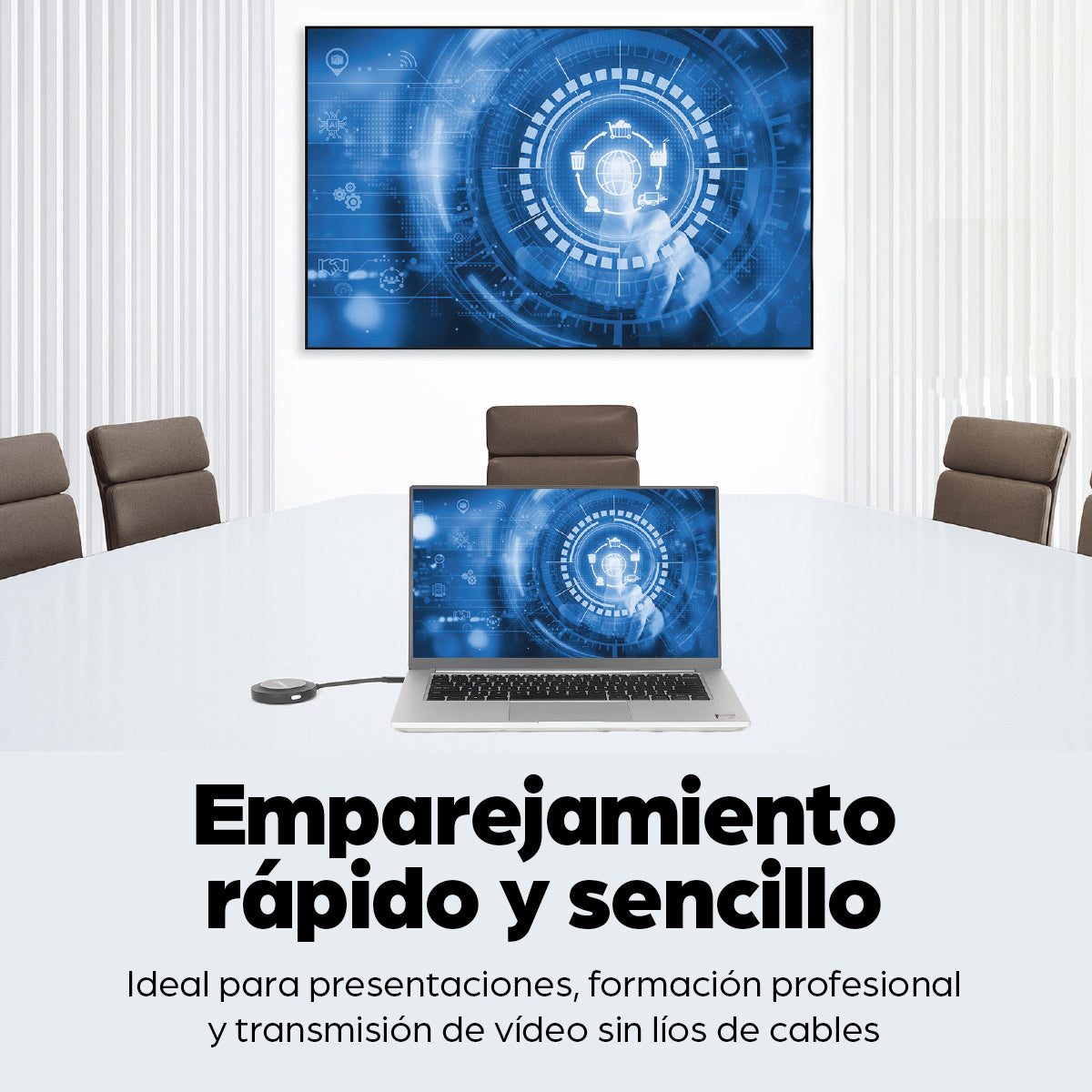Sistema de Presentacion Inalambrico Manhattan USB-C a HDMI