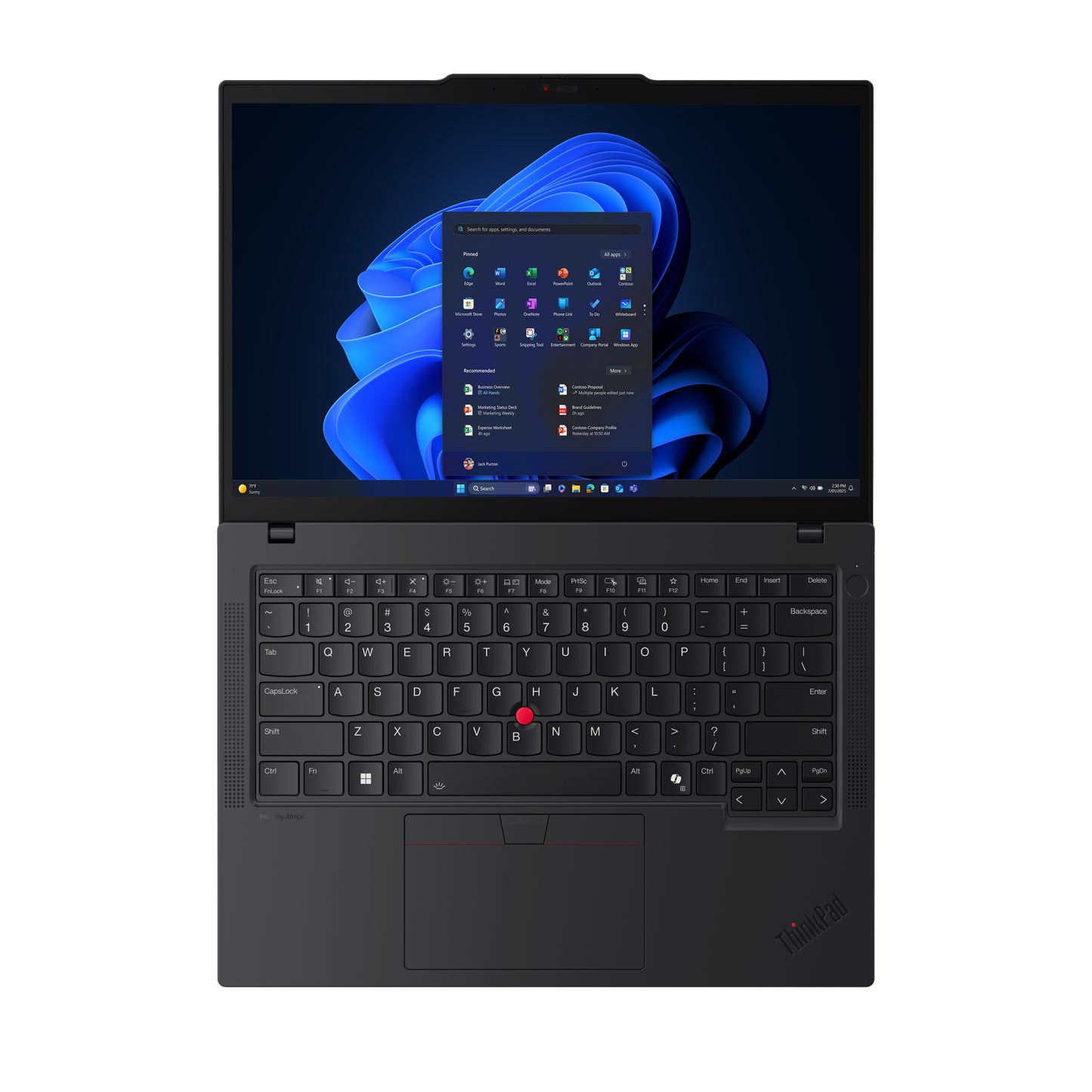 Lenovo ThinkPad T14 Gen 6 (Intel) Intel Core Ultra 7 255H Computadora portátil 35.6 cm (14") WUXGA 32 GB DDR5-SDRAM 512 GB SSD Wi-Fi 7 (802.11be) Windows 11 Pro Español Negro