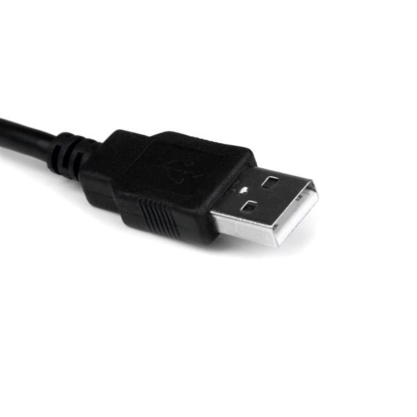 StarTech.com ICUSB2321X cambiadores de género de cables DB-9 USB 2.0 A Negro