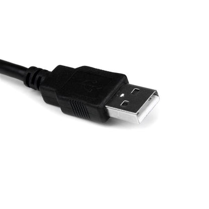 StarTech.com ICUSB2321X cambiadores de género de cables DB-9 USB 2.0 A Negro