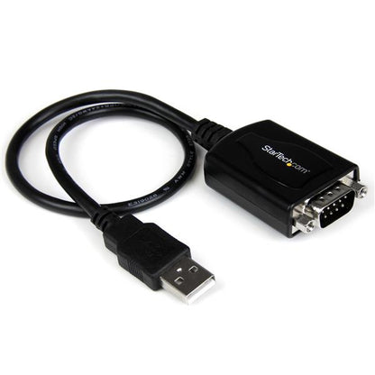 StarTech.com ICUSB2321X cambiadores de género de cables DB-9 USB 2.0 A Negro