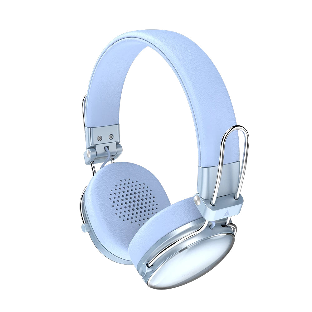Audífonos Inalámbricos Acteck Over Ear Luxe Chic HP710 Elite Azul