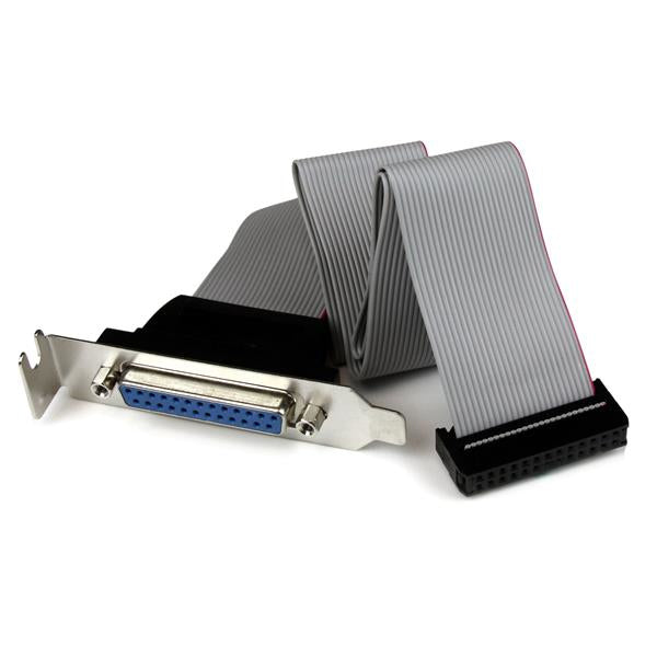 StarTech.com DB25 (F) - IDC26 DB-25 25 pin D-Sub IDC 26 pin Motherboard Header Gris
