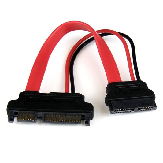 StarTech.com SLSATAADAP6 cable SATA 0.1524 m Slimline SATA 13 pin SATA 7+15 pin Rojo