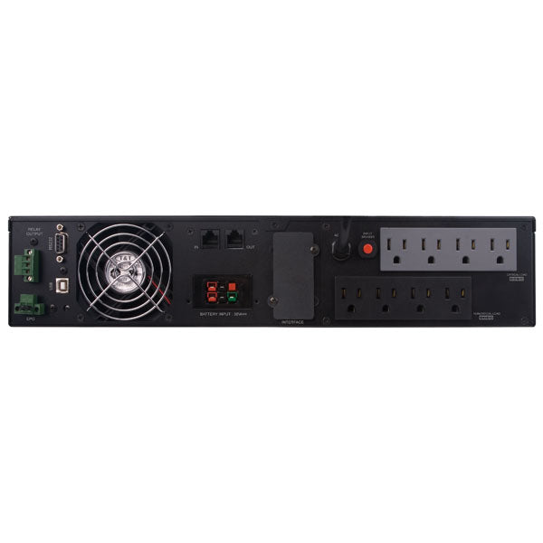 CyberPower OL1500RTXL2U sistema de alimentación ininterrumpida (UPS) Doble conversión (en línea) 1.5 kVA 1350 W 8 salidas AC