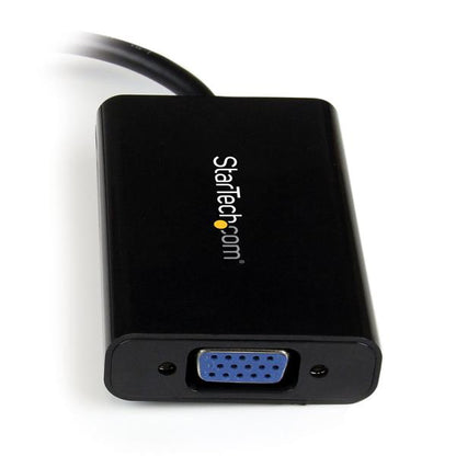 StarTech.com MCHD2VGAA2 adaptador de cable de vídeo Negro