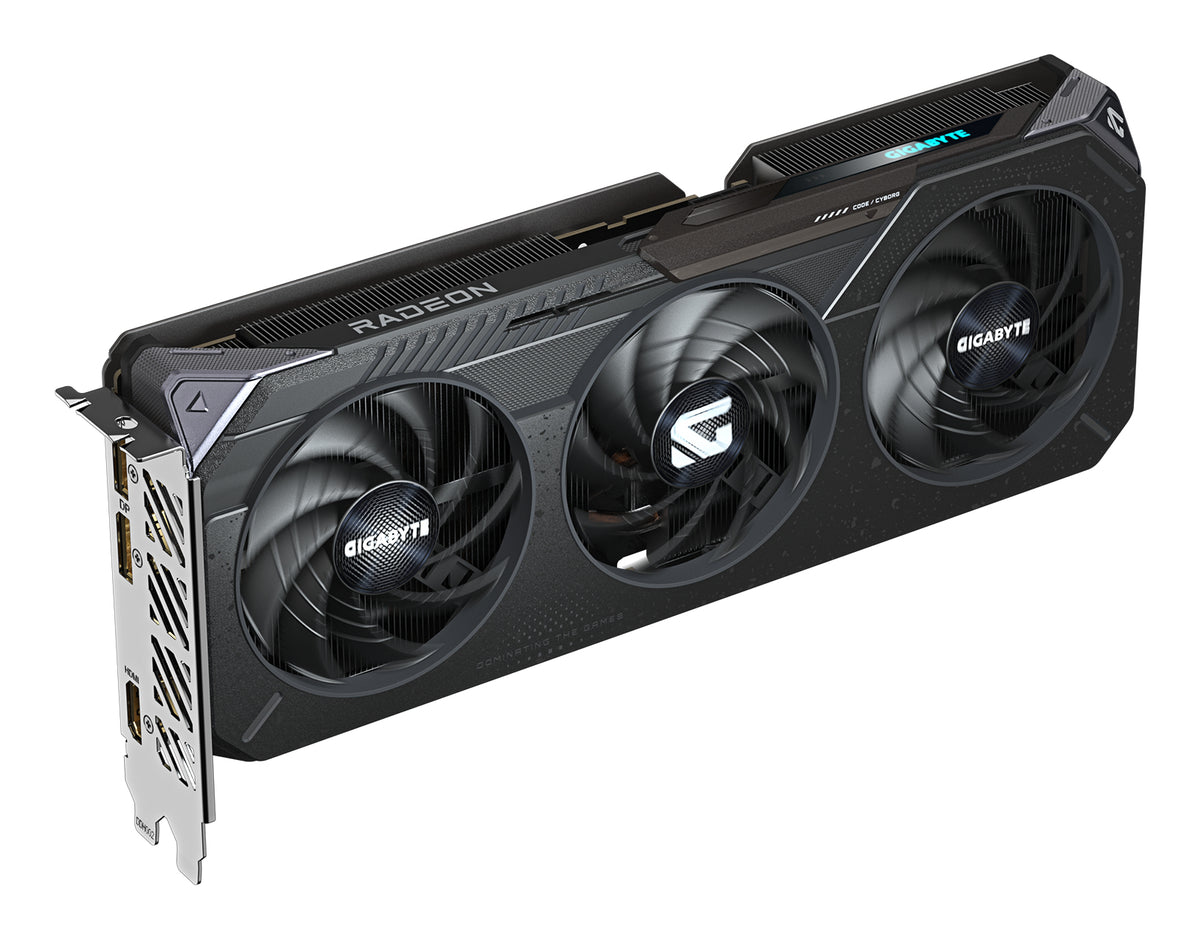 Tarjeta de Video Gigabyte Gaming Radeon RX9060 XT OC 8GB Triple Fan GDDR6 128 bit PCIe 5.0 1xHDMI 2xDP