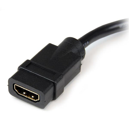 StarTech.com HDDVIFM8IN adaptador de cable de vídeo 0.203 m HDMI Tipo A (Estándar) Negro