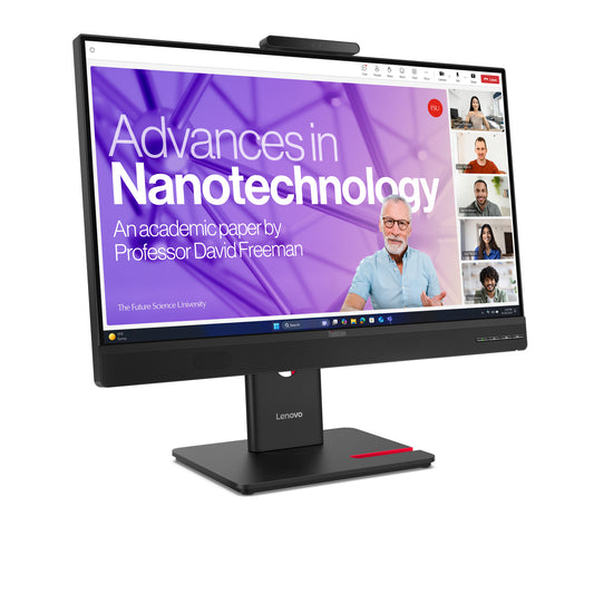 Monitor Lenovo ThinkVision T27QD-4v 27" WLED 2560x1440 120Hz USB-C Antirreflejo Negro