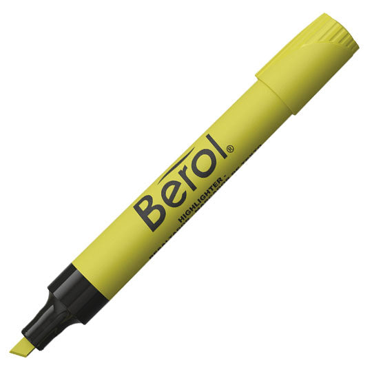 RESALTADOR BEROL AMARILLO C/12