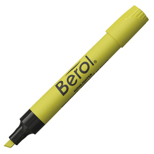 RESALTADOR BEROL AMARILLO C/12