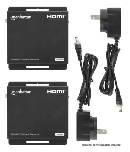 Extensor Video Manhattan HDMI KVM 120M via Cat6 1080p