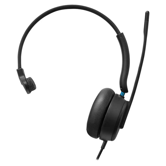 Auricular Monoaural Acteck Alambrico con Micrófono Active Pro HC545 Negro