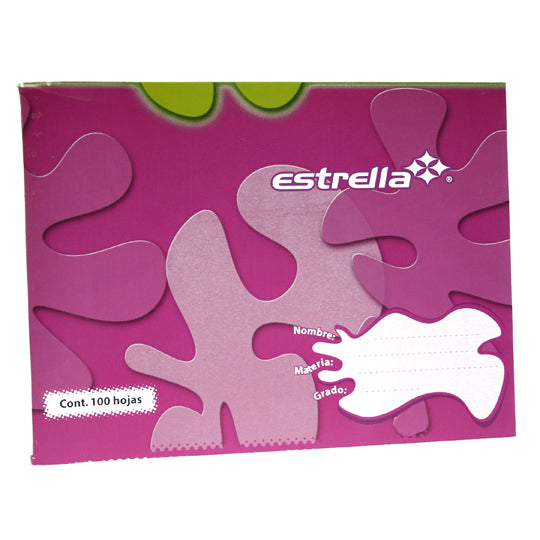 CUADERNO ESTRELLA ENGRAPADO ITALIANA RAYA 100 HJS