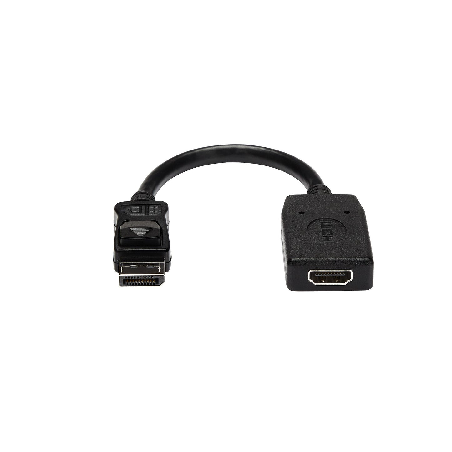 StarTech.com DP2HDMI adaptador de cable de vídeo 0.24 m HDMI Tipo A (Estándar) Negro
