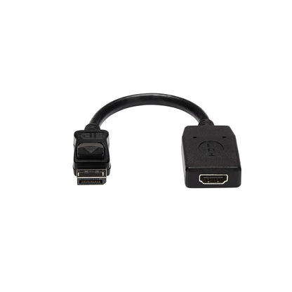 StarTech.com DP2HDMI adaptador de cable de vídeo 0.24 m HDMI Tipo A (Estándar) Negro
