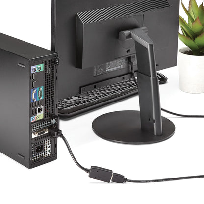StarTech.com DP2HDMI adaptador de cable de vídeo 0.24 m HDMI Tipo A (Estándar) Negro