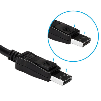 StarTech.com DP2HDMI adaptador de cable de vídeo 0.24 m HDMI Tipo A (Estándar) Negro