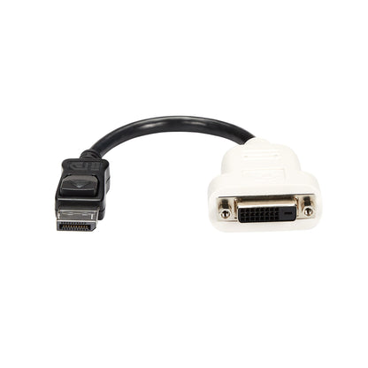 StarTech.com DP2DVI adaptador de cable de vídeo 0.24 m DVI-D Negro