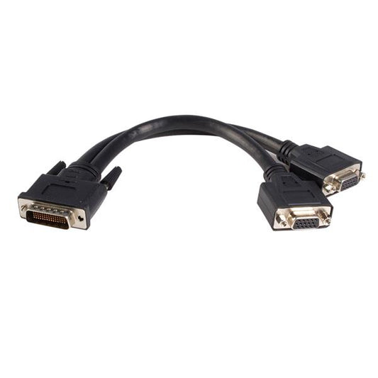 StarTech.com DMSVGAVGA1 adaptador de cable de vídeo 0.2 m 2 x VGA (D-Sub)