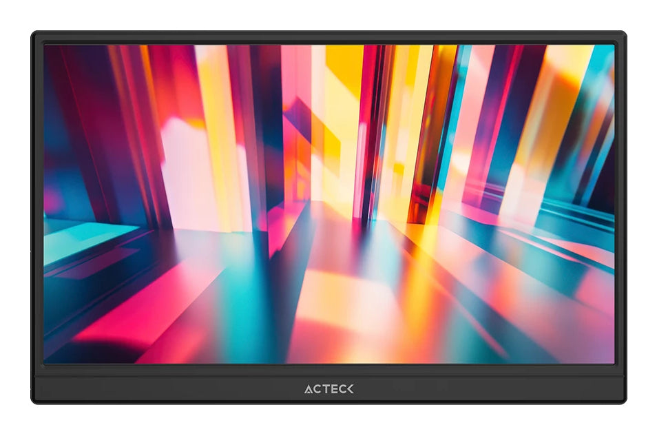 Acteck LinkPad LP15Y Monitor portátil Negro 39.6 cm (15.6") LCD 1920 x 1080 Pixeles