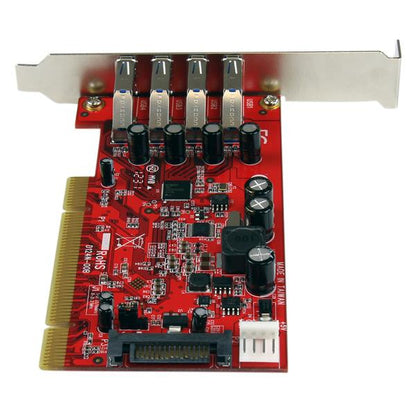 StarTech.com PCIUSB3S4 tarjeta o adaptador de interfaz USB 3.2 Gen 1 (3.1 Gen 1)