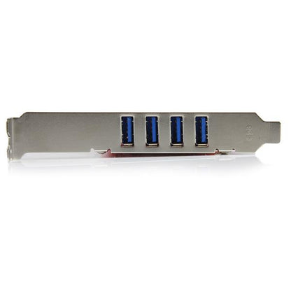 StarTech.com PCIUSB3S4 tarjeta o adaptador de interfaz USB 3.2 Gen 1 (3.1 Gen 1)