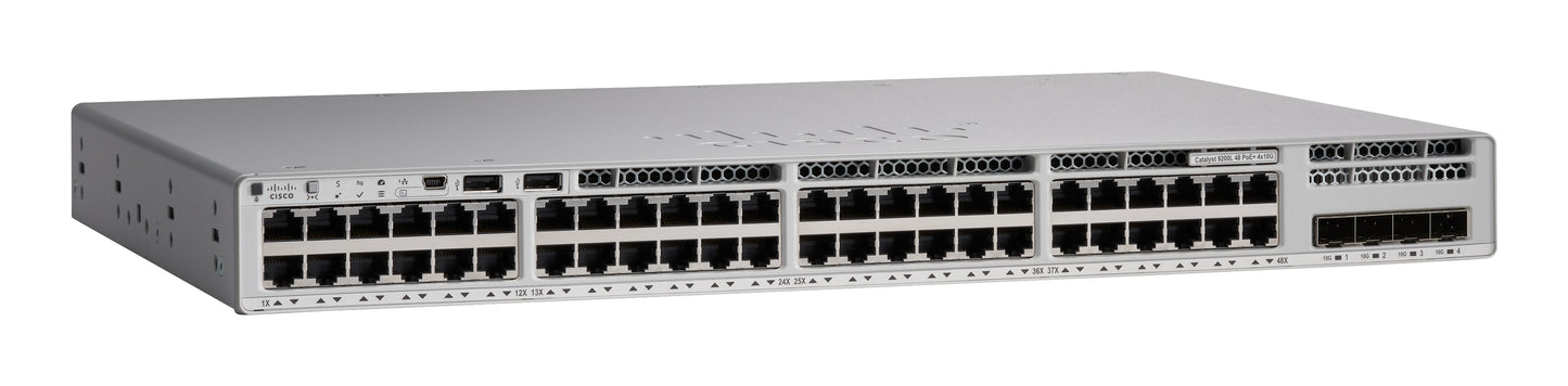 Cisco Catalyst 9200L Gestionado L3 Gigabit Ethernet (10/100/1000) Energía sobre Ethernet (PoE) Gris