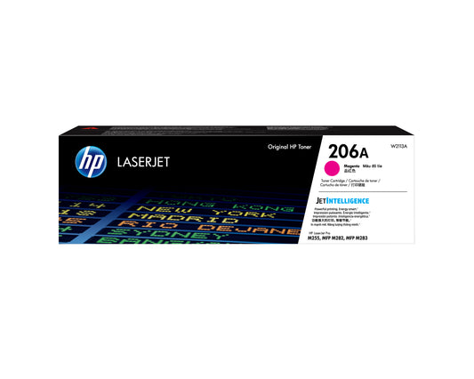 Toner HP LaserJet 206A Color Magenta.