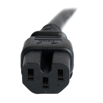 StarTech.com PXTC14C156 cable de alimentación Negro Acoplador C14 Acoplador C15
