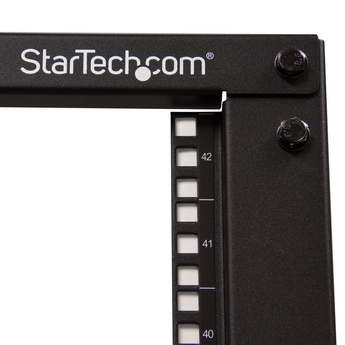 StarTech.com 4POSTRACK42 armario rack Rack o bastidor independiente Negro