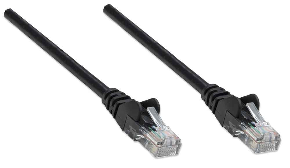 Intellinet 318143 cable de red Negro 0.5 m U/UTP (UTP)