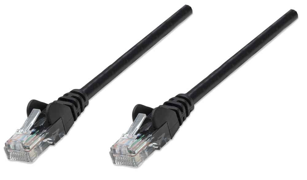 Intellinet 318143 cable de red Negro 0.5 m U/UTP (UTP)