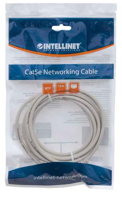 Intellinet 319768 cable de red Gris 3 m U/UTP (UTP)