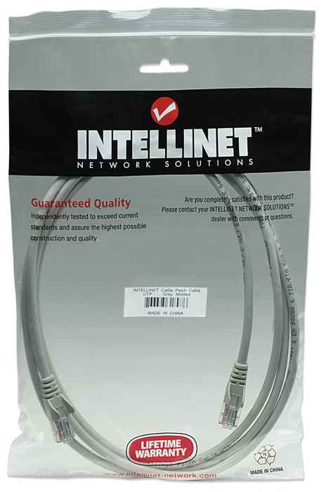Intellinet 319867 cable de red Gris 7.5 m U/UTP (UTP)