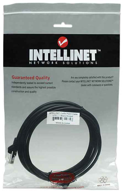 Intellinet 320771 cable de red Negro 5 m U/UTP (UTP)