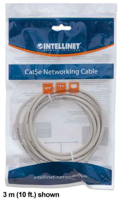 Cable Patch Intellinet 2.0m(7.0F) Cat 6 UTP Color Gris