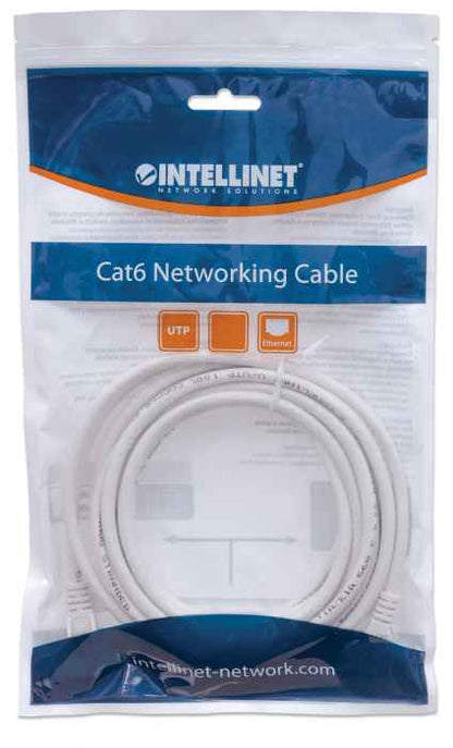 Intellinet 341943 cable de red Blanco 1 m