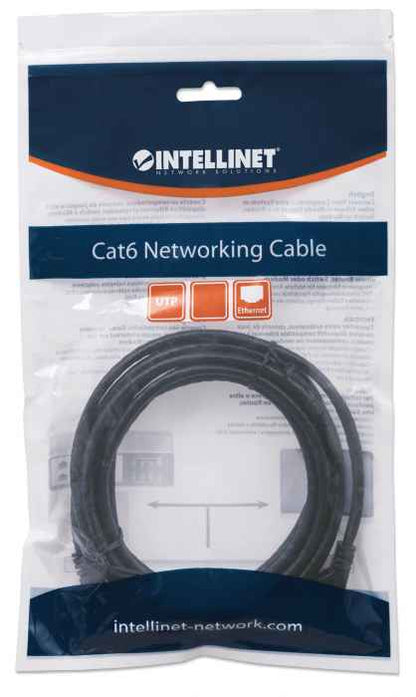 CABLE INTELLINET PATCH CAT 6  5.0M(16.4F) UTP NEGRO