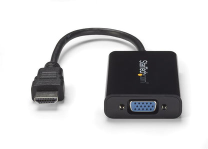 StarTech.com HD2VGAA2 adaptador de cable de vídeo Negro
