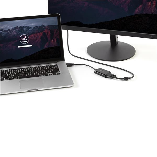 StarTech.com HD2VGAA2 adaptador de cable de vídeo Negro