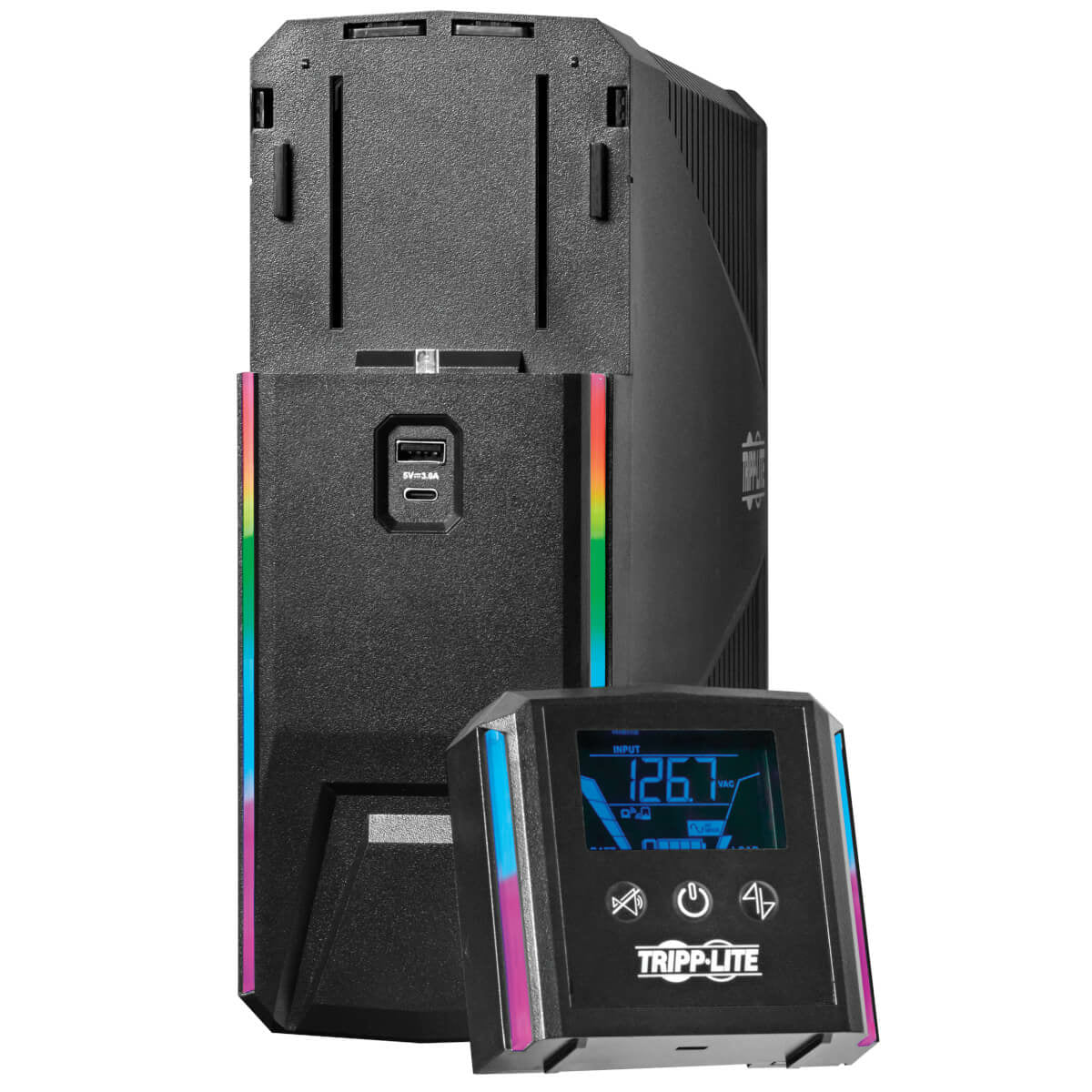 UPS Tripp Lite para Juegos Onda Sinusoidal Pura 1200VA 720W 120V LCD AVR Ahorrador de Energía