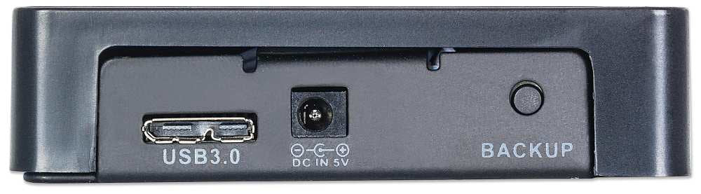 Manhattan 130349 caja para disco duro externo Caja de disco duro (HDD) Negro 2.5"