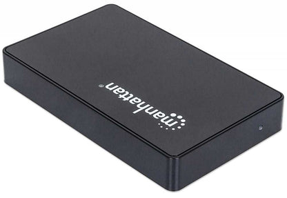 Manhattan 130349 caja para disco duro externo Caja de disco duro (HDD) Negro 2.5"