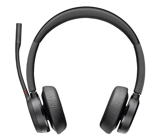 HP Poly Voyager 4320 Microsoft Teams Certified USB-C Headset +BT700 dongle Inalámbrico Diadema Oficina/Centro de llamadas USB Tipo C Bluetooth Negro
